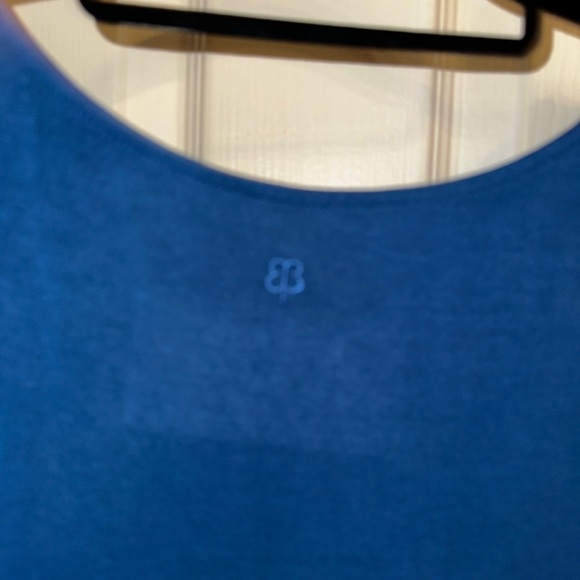 Betabrand Blue Ruched Faux Wrap Sheath Dress 2X  office dress with pockets - Picture 6 of 7